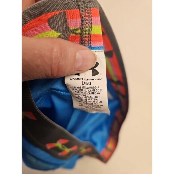 Under Armour Women's Large Blue Strike Zone Padded Shorts EUC - Picture 5 of 5